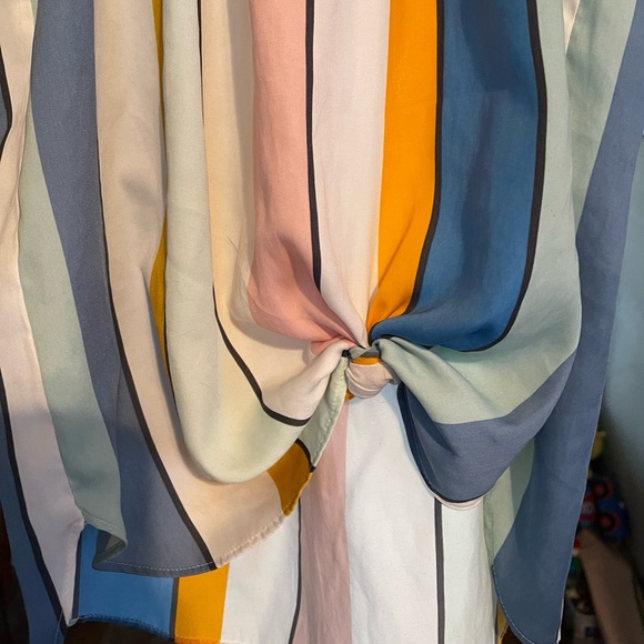 Loft Very Cute Striped Spaghetti Strap Blouse - Picture 2 of 6